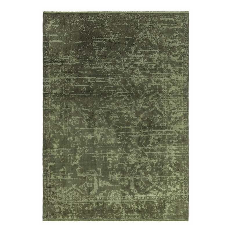 Mushegh Damask Area Rug, Rectangle 120 x 180cm