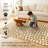 Flock Camel Washable Rug-411895945