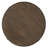 Alisier Black Finish Metal Round Counter Height Table - Dark Brown Table Top