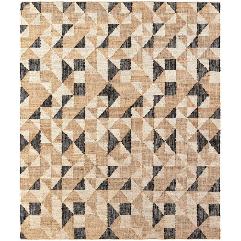  Raga Kala Handwoven Jute Rug, Rectangle 7'10" x 10'
