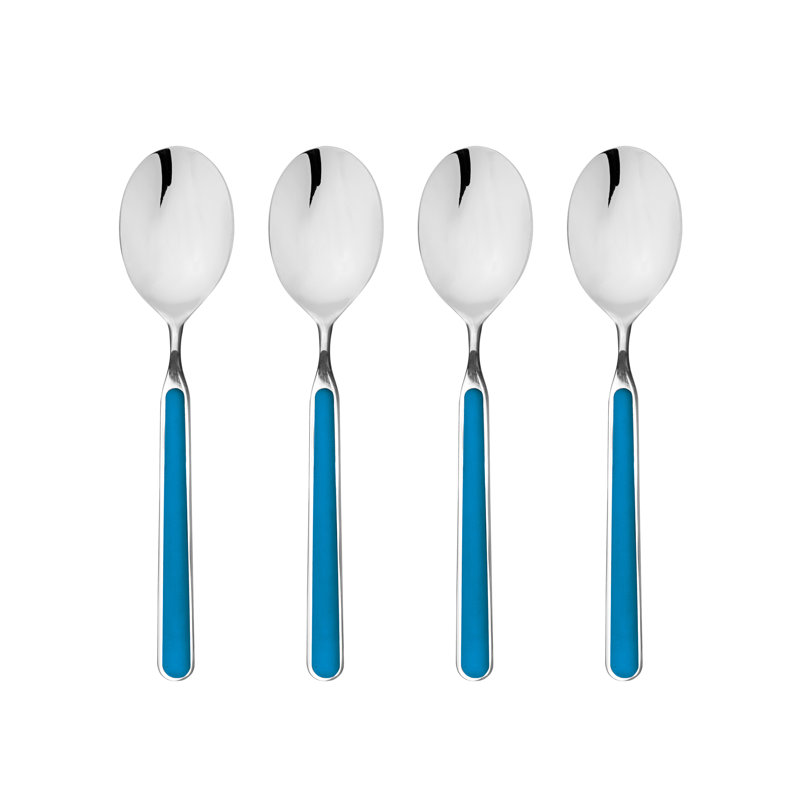 4 cuillères à espresso fant. Bleu électrique, Bleu électrique