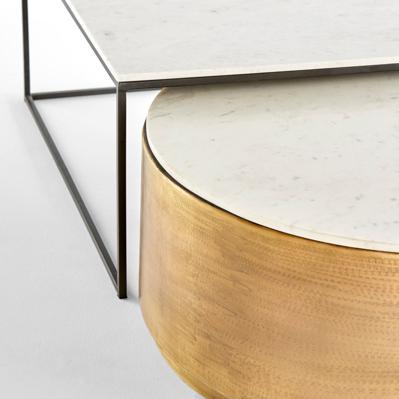 Nessman Marble Coffee Table