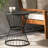 Artistic Matte Black Outdoor Side Table-628770366-628770355