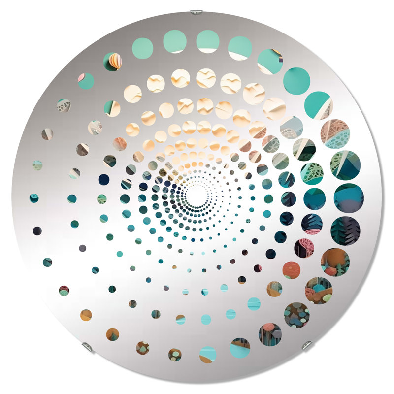 Jaequan Circle Mirror, 23.6" x 23.6"