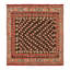 Rug & Kilim’S Tribal Style Square Rug In Brown And Red With Floral Patterns-1686997409