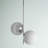 Yearby 2-Light Dimmable Globe Chandelier-113951776-113951782