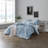 100% Cotton Crinkle Washed Duvet Cover Set-1855243246-1855243244
