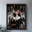 Reproduction d'art encadré noir rétro-1246705494