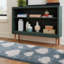 Tapis bleu sarcelle / crème à poils longs Broome Kestner-1003574665-1055119492