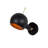 Modern Industrial Wall Lamp, Black & Copper, 5.9 x 9.1 x 9.8 inches | Durable Iron Body, E27 Socket (Max 40W), IP20 Rated | Perfect for Scandinavian and Novelty Decor, Stylish Lighting for Home and Office Spaces-2128332838