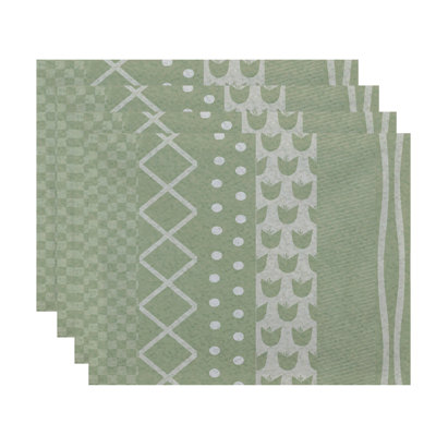 Josefa Polyester Geometric Rectangle Placemat