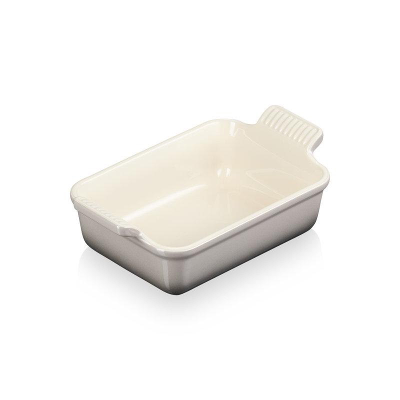 Le Creuset Stoneware Heritage Rectangular Dish, 19cm/1.1L, Flint