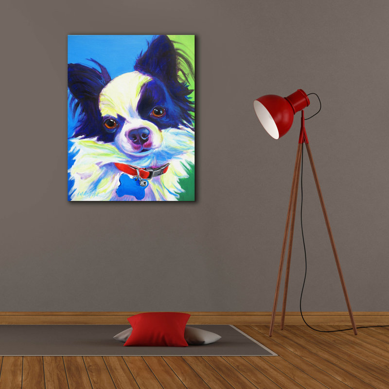"Chihuahua - Esso Gomez" par Dawg Painter, H 34 po x l 26 po x P 1,5 po