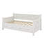 Lit de jour simple avec tiroirs de rangement, lit de jour en bois avec cadre en forme de X, style décontracté rustique moderne-270023178