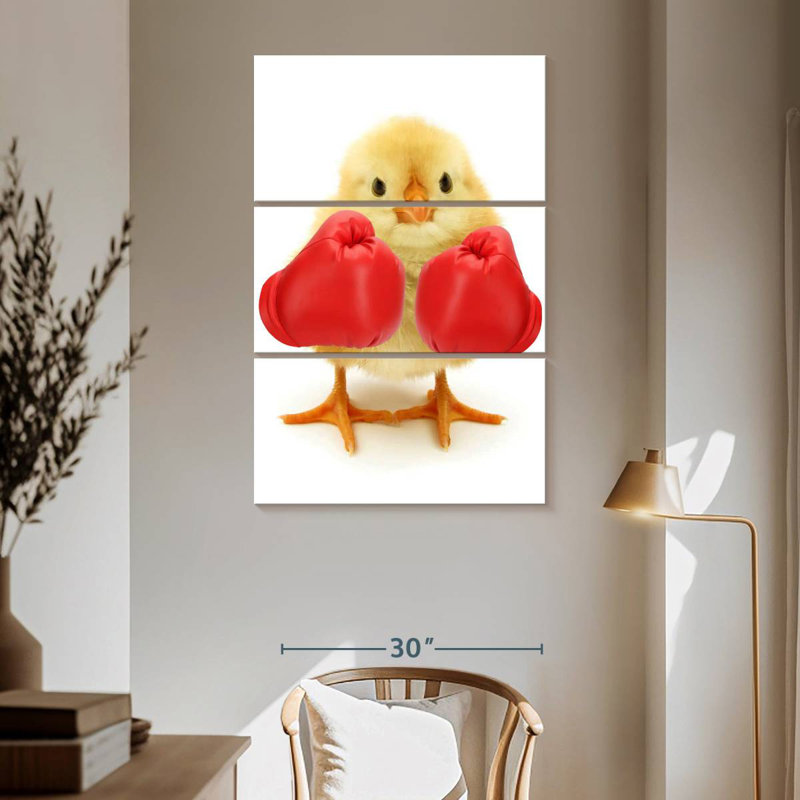 Ketti Funny Boxer Chick, 65" H x 42" W