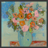 Vintage Poppy Bouquet 2 Painting