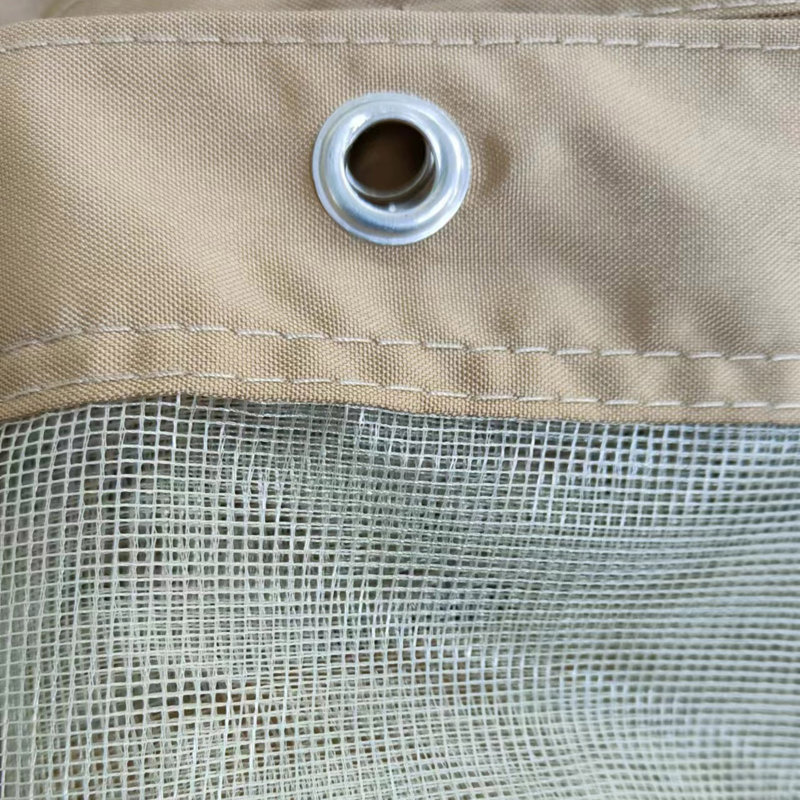 Gazebo Replacement Mosquito Netting With Zippers, 4-Side Mesh Walls
