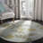 Candelo Hand Tufted Wool/Viscose Floral Rug in Light Blue/Ivory/Green-1450886953