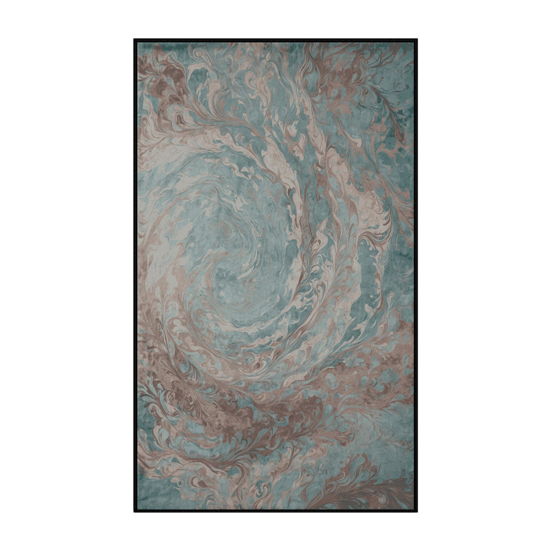 Tapis gris soyeux et moelleux, Rectangle 7 pi x 9 pi