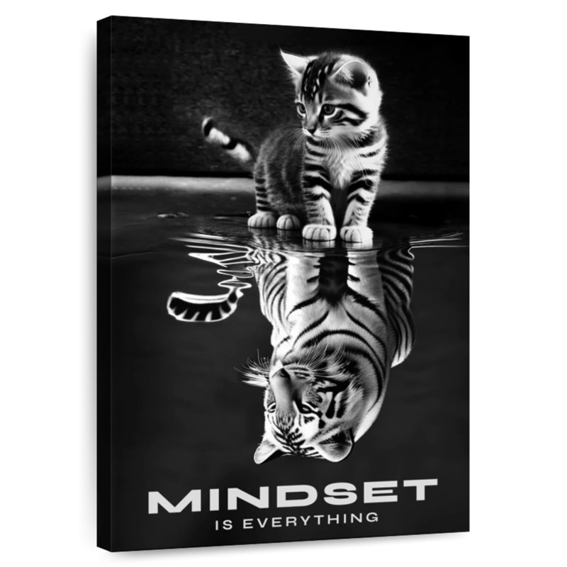 Mindset Is Everything I, 36" H x 24" W