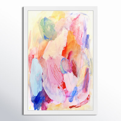 " Varying Color Splashes " by Oliver Gal Painting Print