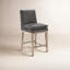 Tabouret de comptoir en cuir Bethea-1616161450