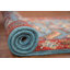 Tapis de couloir traditionnel bleu 3x8