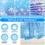 Snowflake Tableclot,3 Pcs Winter Wonderland Tablecloth Set