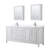 Daria 80'' Double Bathroom Vanity with Marble Top-97902713-97902717