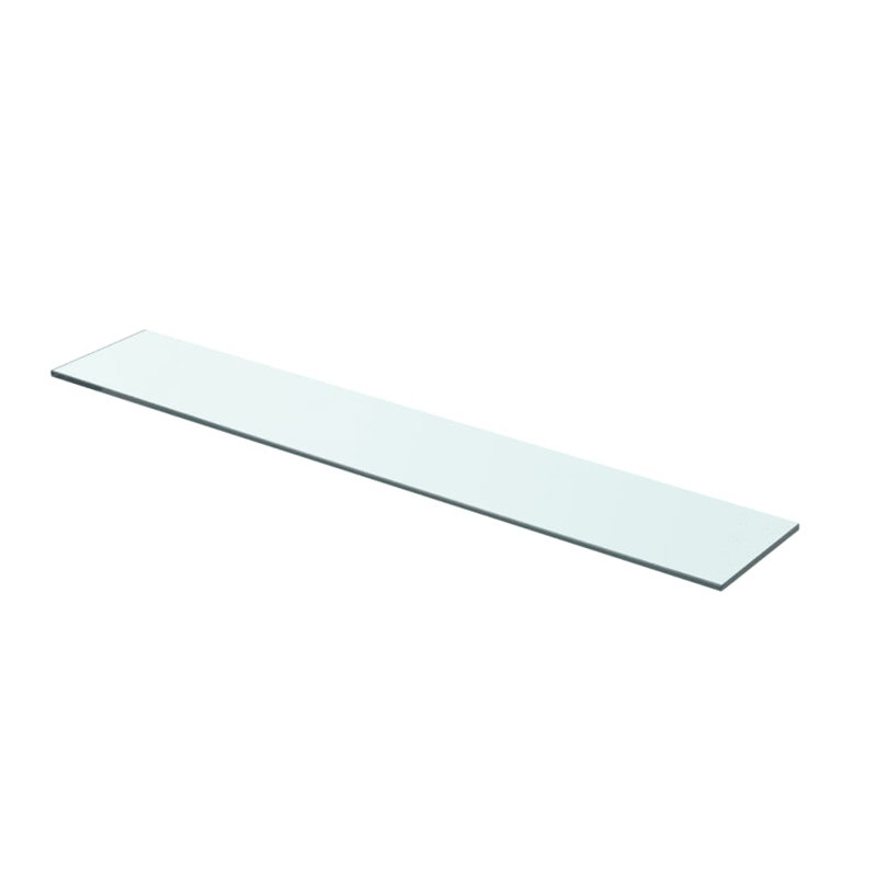 Tablette en verre, H 0,31 po x l 27,6 po x P 4,7 po