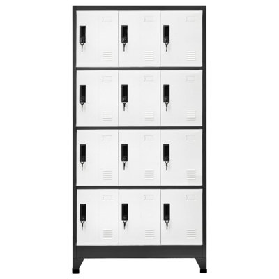 Vroman 4 - Tier 90 cm Employee Locker and School Locker with Key