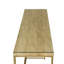 Caledian 116cm Glass Top Console Table