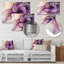 Hibiscus II - mauve et doré - Hibiscus-1377883618