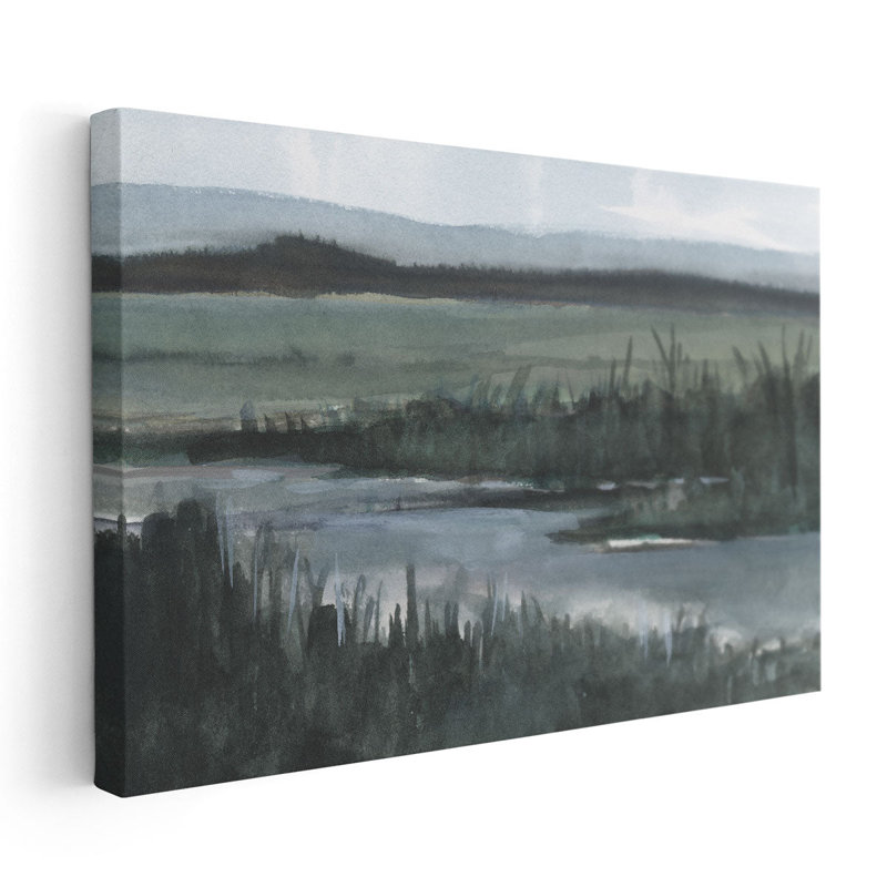 «Mute Wetland I», reproduction d'art sur toile, H 24 po x l 36 po