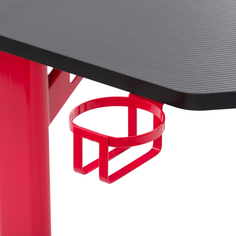 Arelia Curved Metal Base Writing Desk