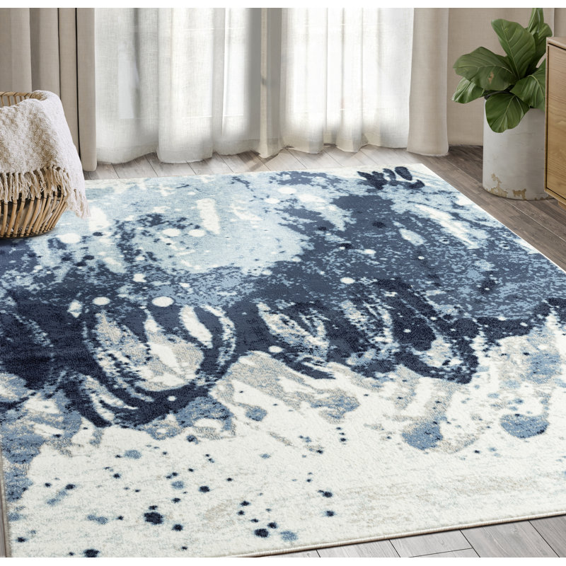 Nedret Abstract Indoor Rug, Rectangle 7'9" x 10'2"