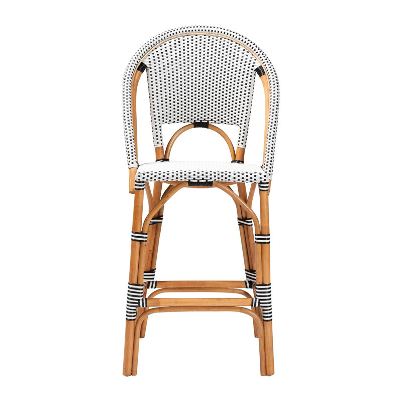 Tabouret de bar Classic French, 1, Lindquist, Noir / blanc