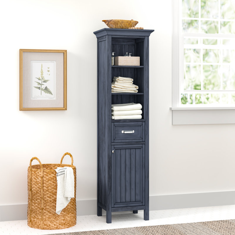 Nardi Linen Cabinet, Harbor Blue