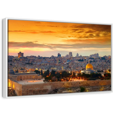 Jerusalem Sunset Cityscape