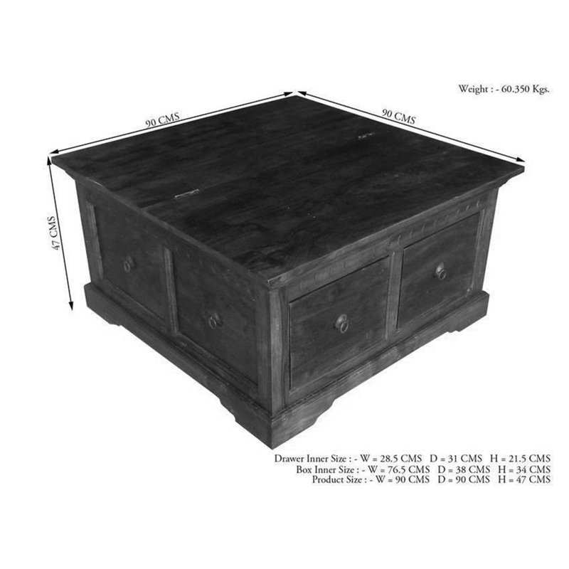Oxford Blanket Chest, Nougat