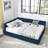 Queen Size Storage Upholstered Tufted Bed Frame, Sofa Bed Frame