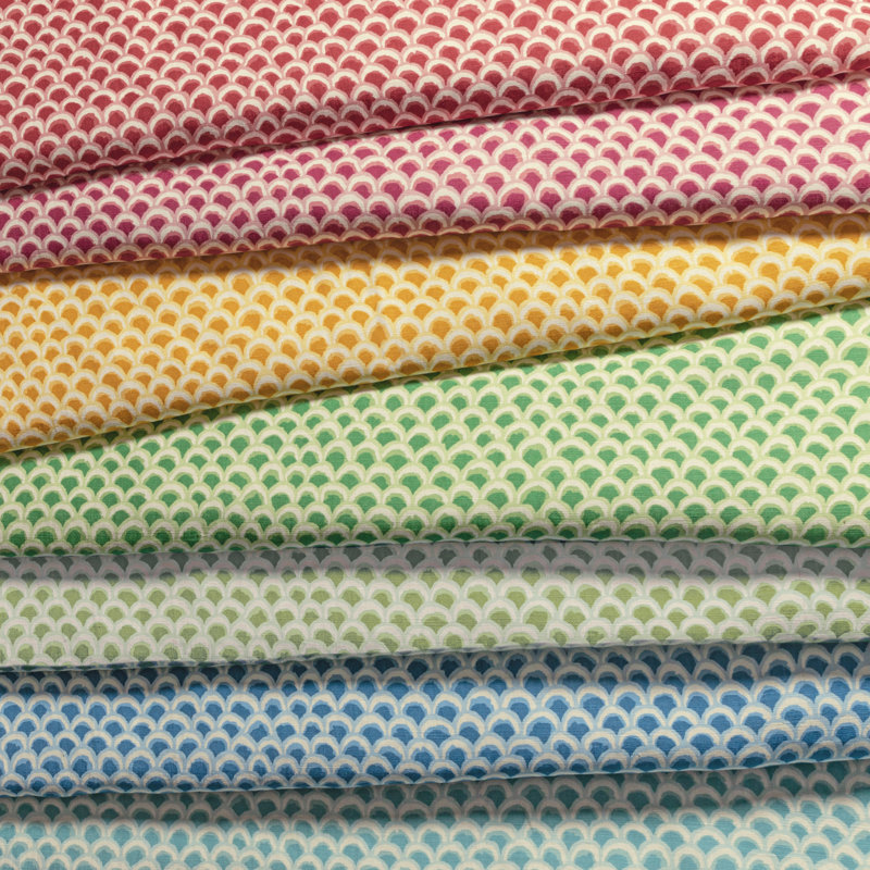 Louverne Pave II Performance Fabric, Red