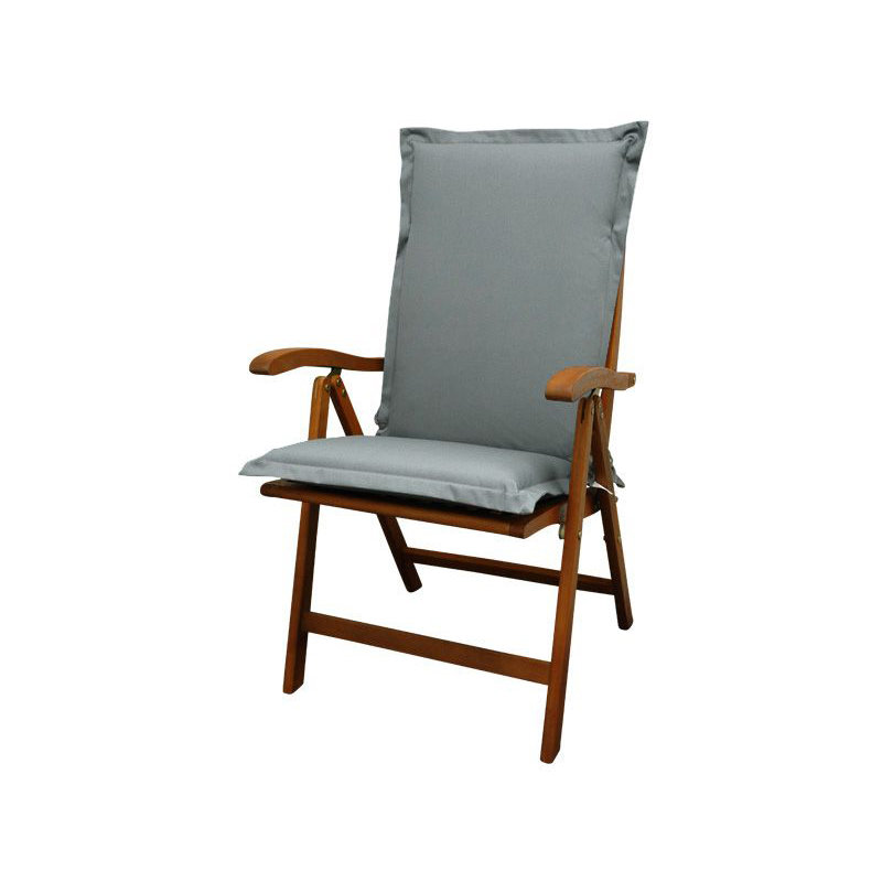 Premium Dining Chair Cushion, 9 cm H x 50 cm W x 100 cm D, Grey