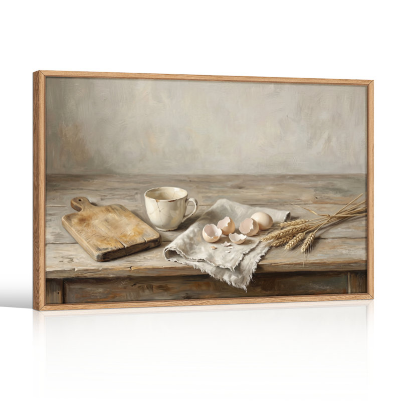 Ensemble de 1 tableau sur toile rustique, 32"H x 48"W, Natural
