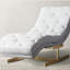 Chaise créative italienne légère et luxueuse