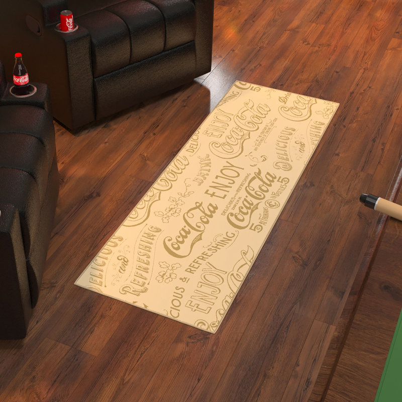 Tapis de couloir antidérapant Coca-Cola