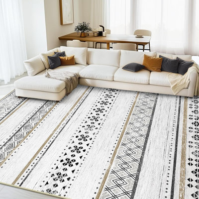 Low-Pile Anti-Slip Soft Printed Pattern Carpet