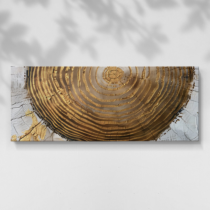 Abstract Series 2 #XVII-Wide Gallery Wrapped Canvas, 12" H x 30" W