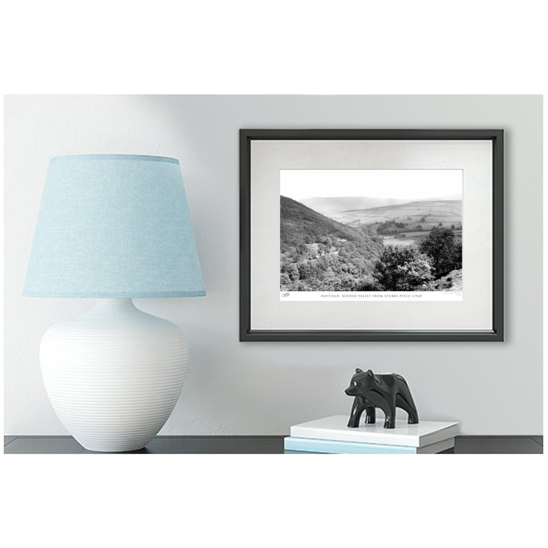 Hayfield, Kinder Valley From Stubbs Piece C1960 - Single Picture Frame Print, 45cm H x 60cm W x 2.3cm D