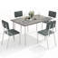 Ensemble de table de salle à manger 5 pièces "47"-1309224318